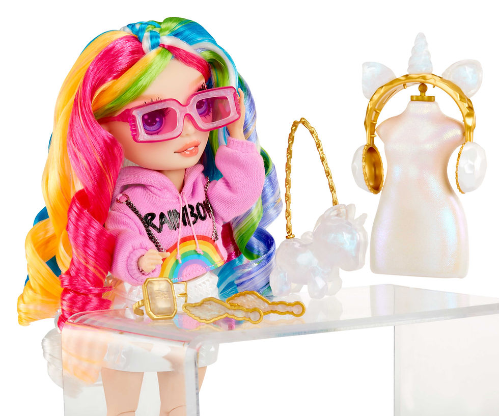 Thumbnail: Rainbow High Creative Crystals Fashion Doll- Amaya 121411