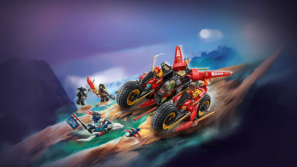 Thumbnail: LEGO NINJAGO Ninja Combat Vehicle 3-in-1 Toy 71844