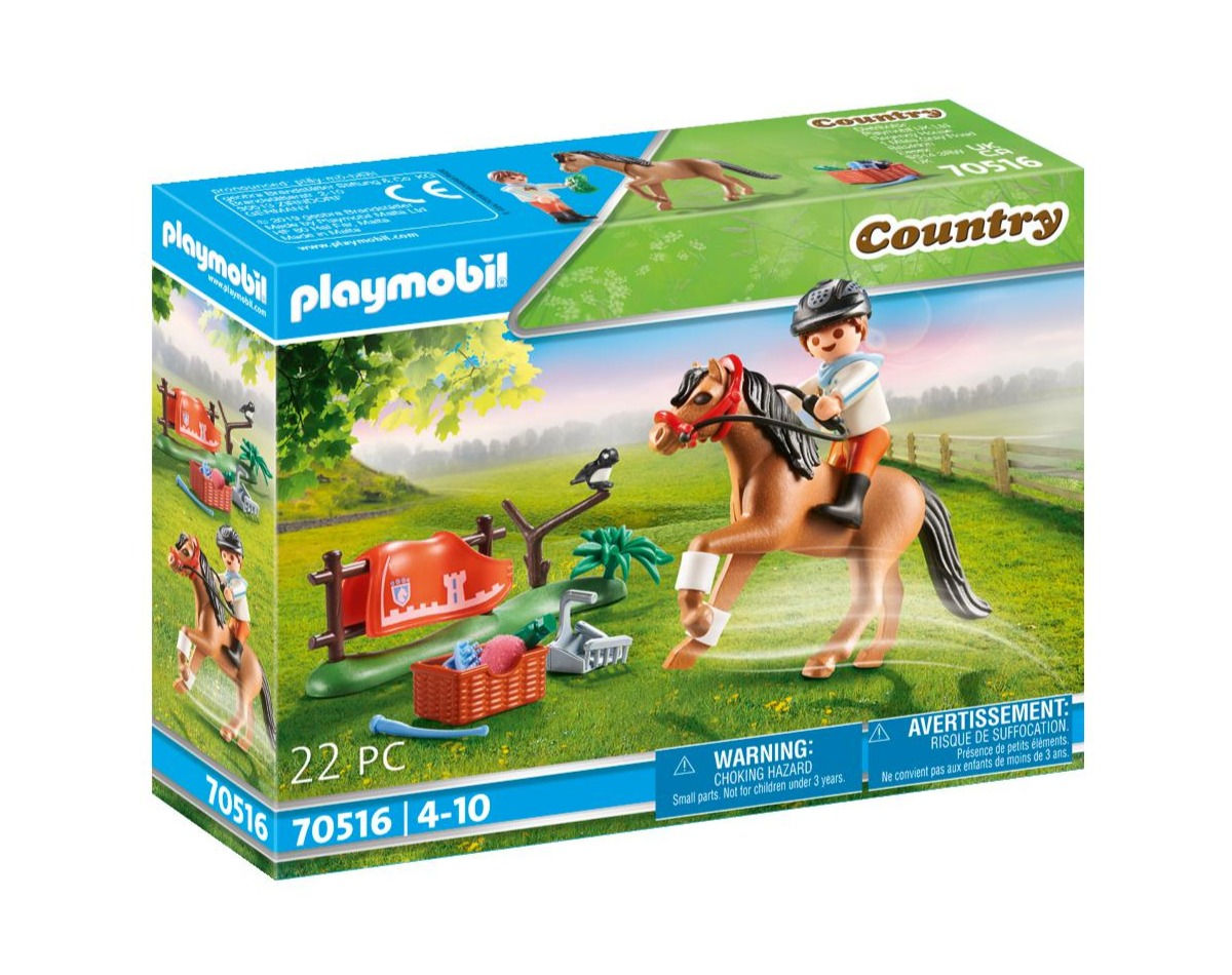 Playmobil Country Αναβάτης με πόνυ Connemara 70516
