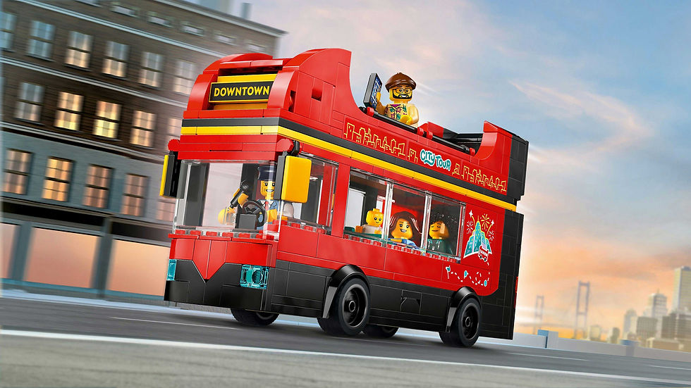 Thumbnail: LEGO® City Red Double-Decker Sightseeing Bus Toy 60407