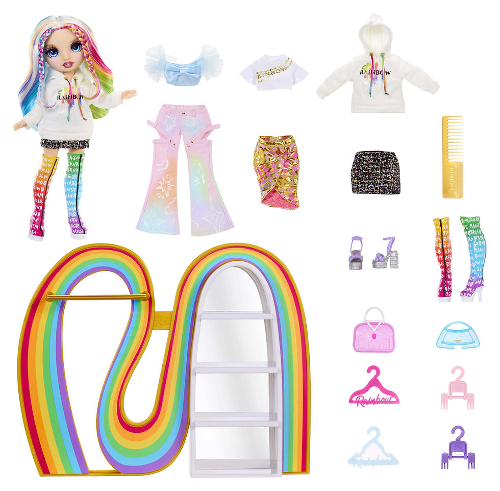 Thumbnail: Rainbow High Amaya’s Rainbow Closet Playset + Exclusive Rainbow Doll 543183