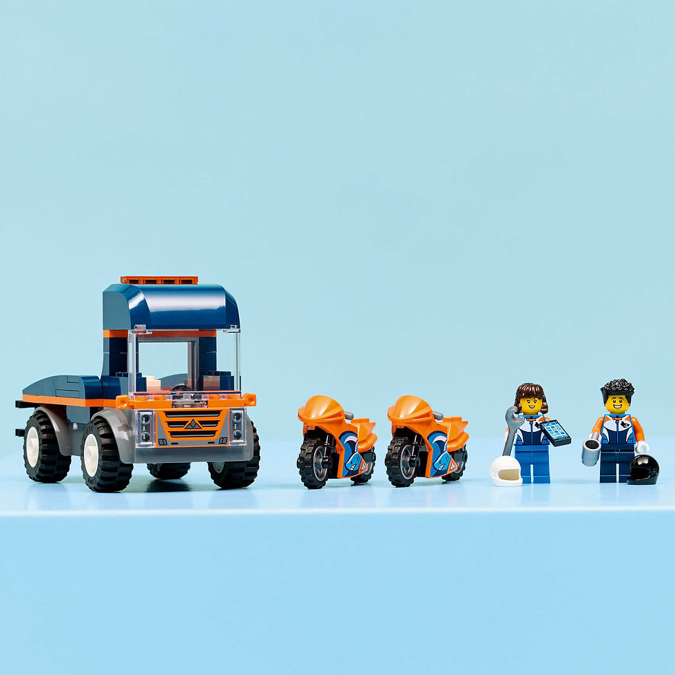 Thumbnail: LEGO City Motorcycle Transporter 60491