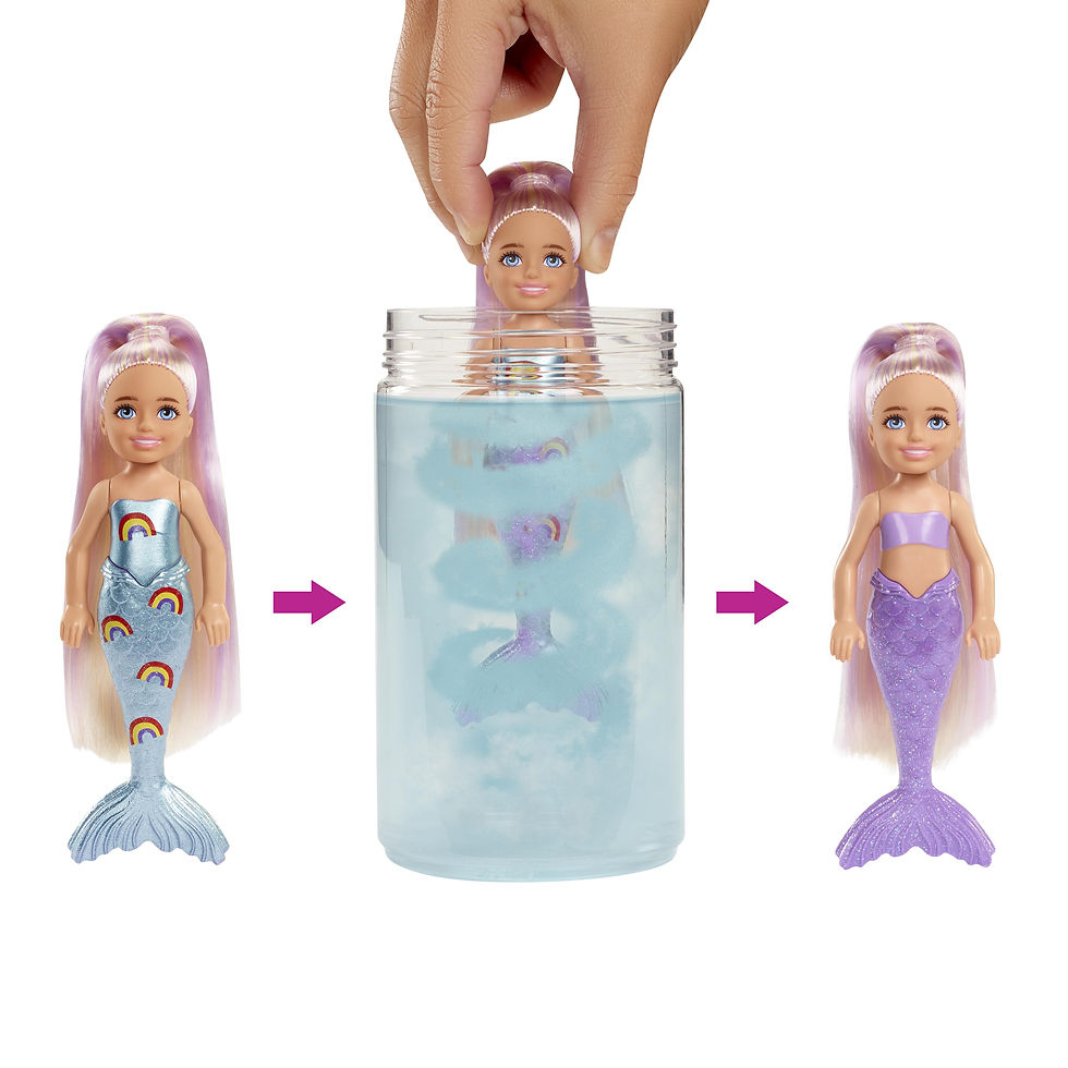 Thumbnail: Barbie Chelsea Color Reveal - Γοργονες HCC75