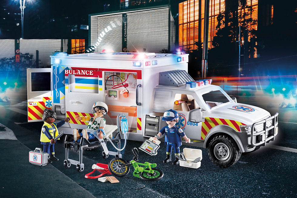 Thumbnail: Playmobil City Action US Ambulance: Όχημα Πρώτων Βοηθειών 70936