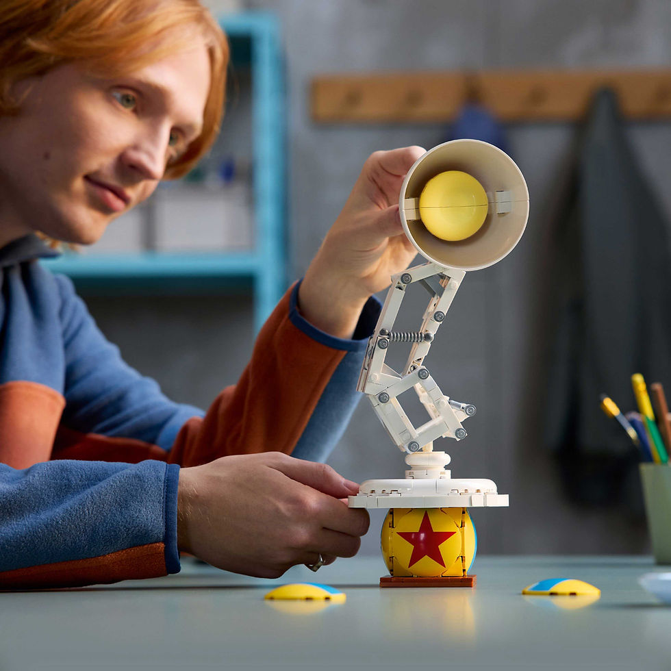 Thumbnail: LEGO Ideas Disney Pixar Luxo Jr. Buildable Display Model 21357