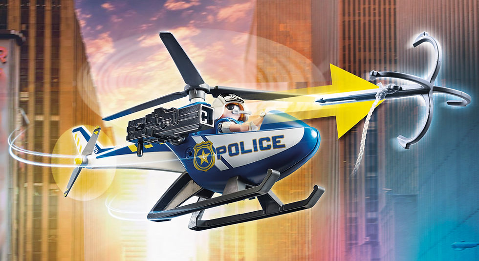 Thumbnail: PLAYMOBIL City Action Αστυνομικό ελικόπτερο και ληστές με βαν 70575