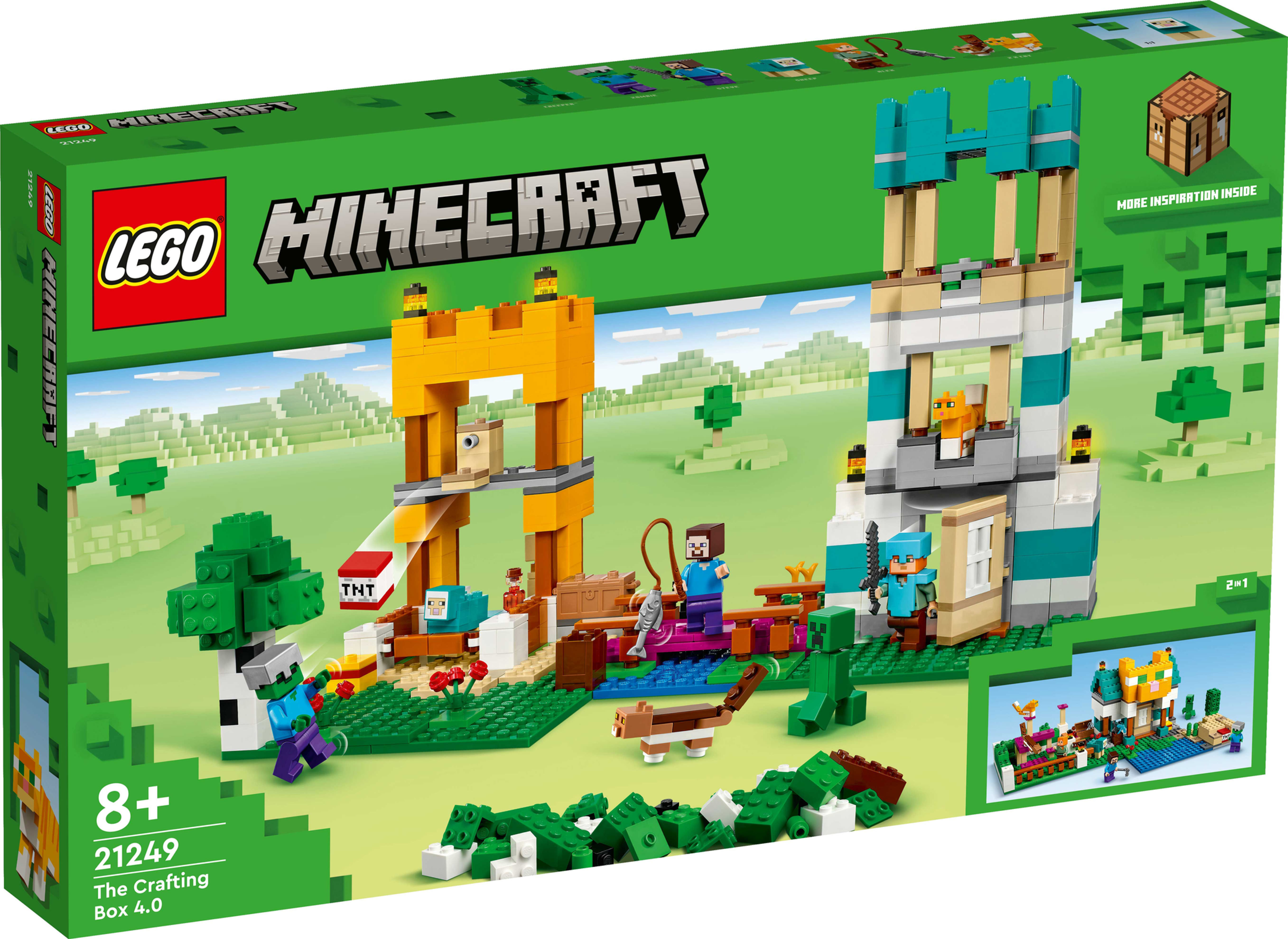 LEGO® Minecraft® The Crafting Box 4.0 21249 (605 Pieces)