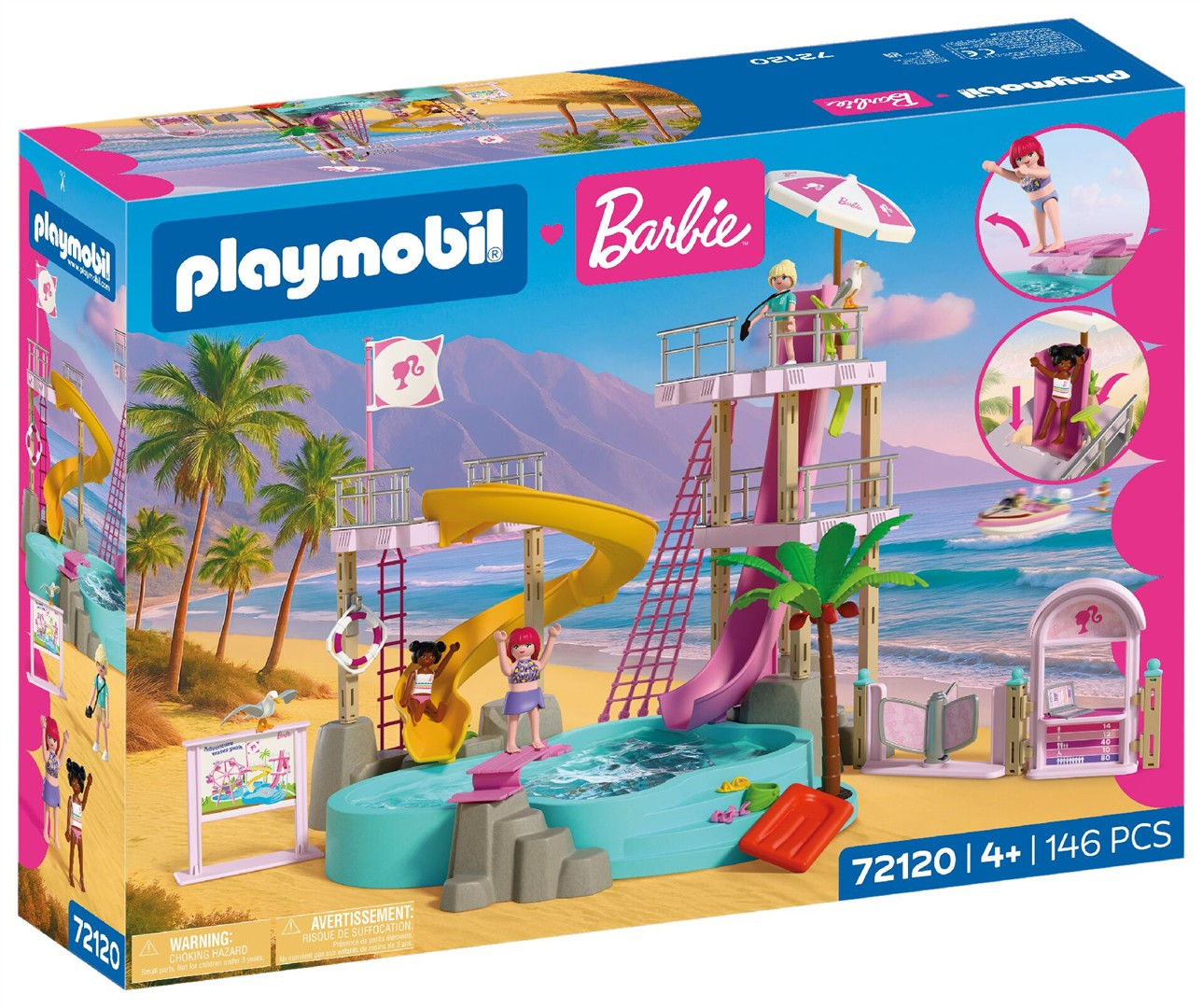 PLAYMOBIL x Barbie Waterpark 72120