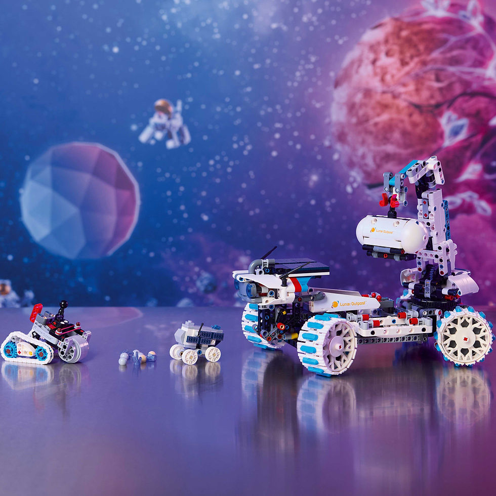 Technic Moon Rover LEGO Technic Lunar Outpost Moon Rover Space Vehicle 42211 | mitsingas ...