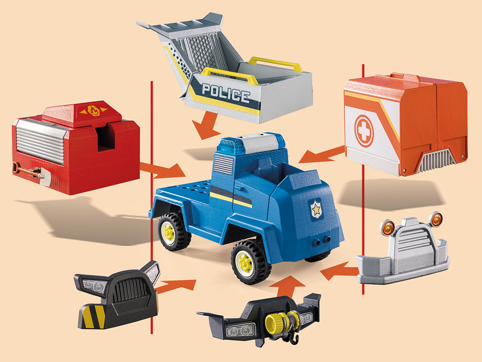 Thumbnail: Playmobil Duck on Call - Όχημα Αστυνομίας με mini περιπολικό 70915