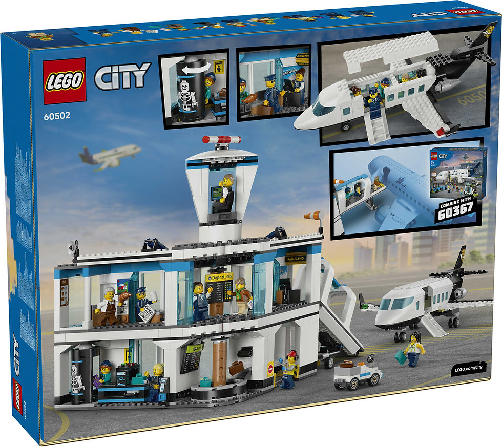Thumbnail: LEGO City Airport with Airplane 60502