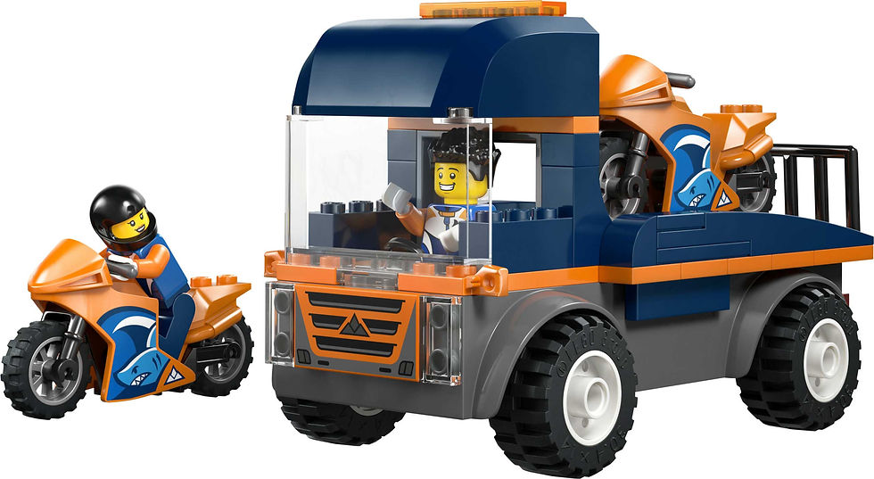Thumbnail: LEGO City Motorcycle Transporter 60491