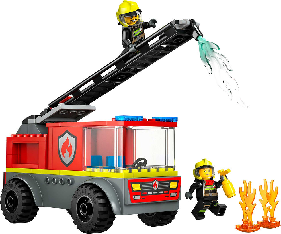 Thumbnail: LEGO LEGO City Fire Ladder Truck 60463