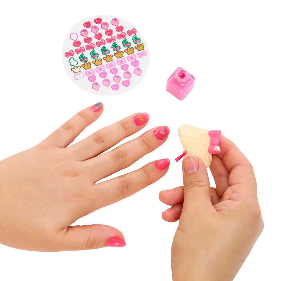 Thumbnail: Yummiland Large Doll + Lipgloss Pet- Callie Birthday Cake 546740