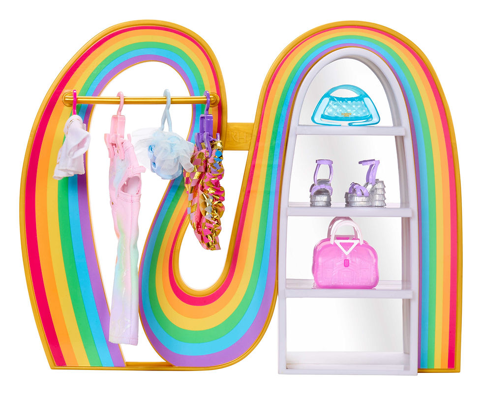 Thumbnail: Rainbow High Amaya’s Rainbow Closet Playset + Exclusive Rainbow Doll 543183
