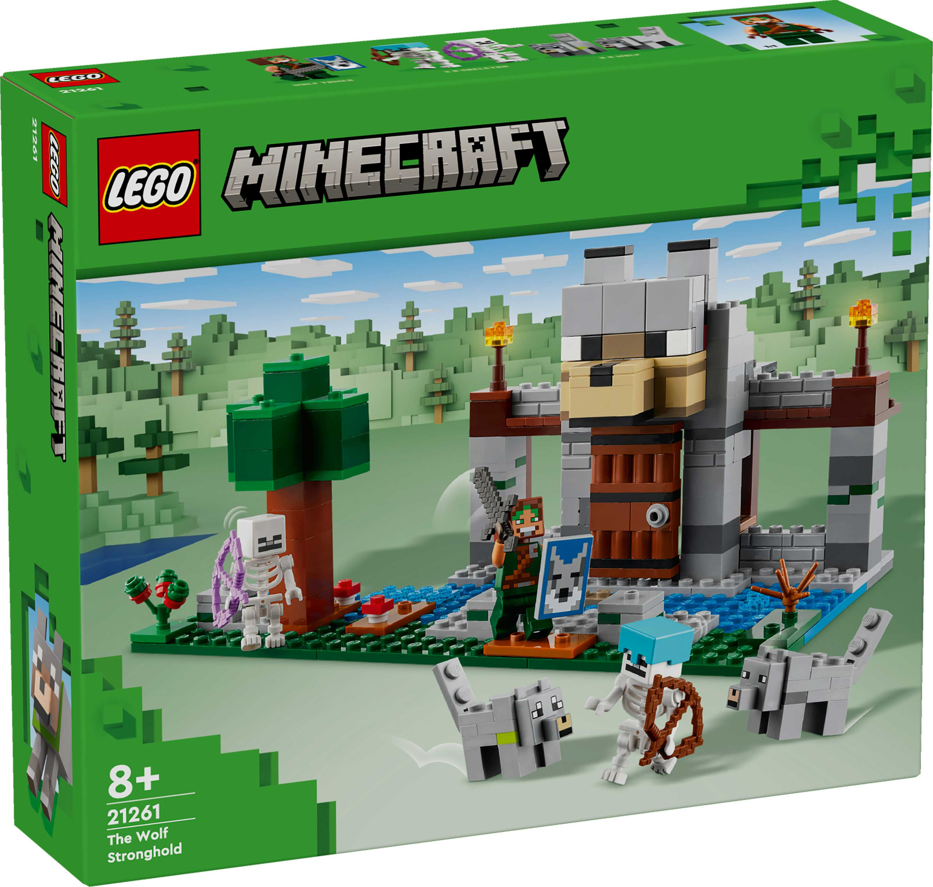 LEGO® Minecraft® The Wolf Stronghold Fortress Playset 21261