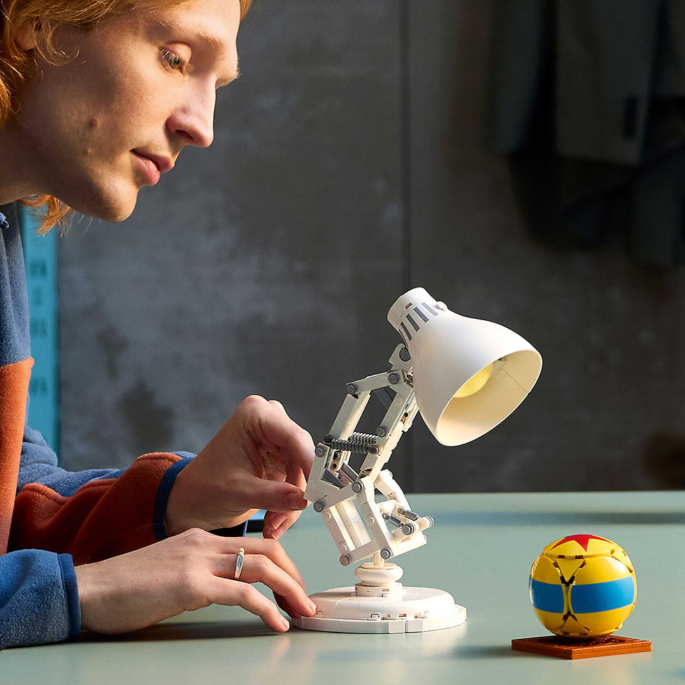 Thumbnail: LEGO Ideas Disney Pixar Luxo Jr. Buildable Display Model 21357