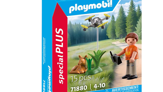 PLAYMOBIL Διάσωση ελαφιού με Drone Pl71880