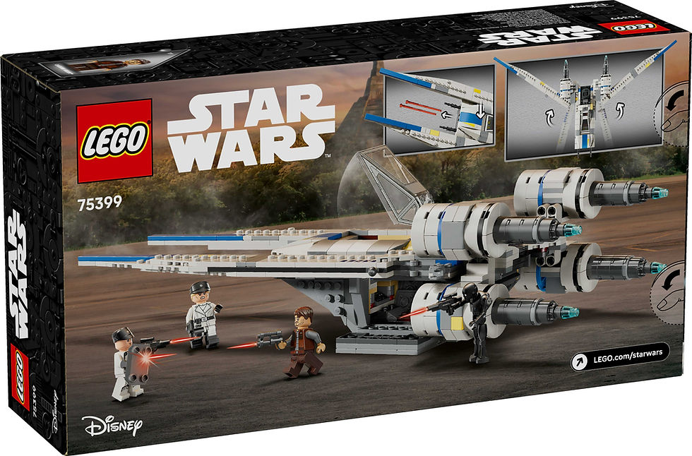 Thumbnail: LEGO Star Wars: Andor Rebel U-Wing Starfighter Buildable Vehicle Model 75399