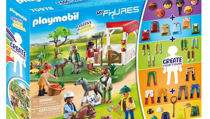 PLAYMOBIL My Figures My Figures: Φάρμα των πόνυ 70978