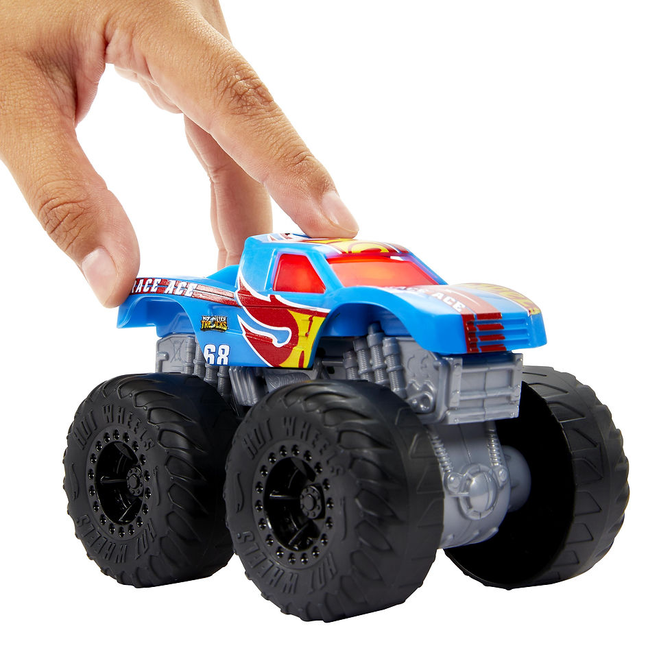 Thumbnail: Hw Οχηματα Monster Trucks 1:43 Με Φωτα & Ήχους HDX60/HDX63