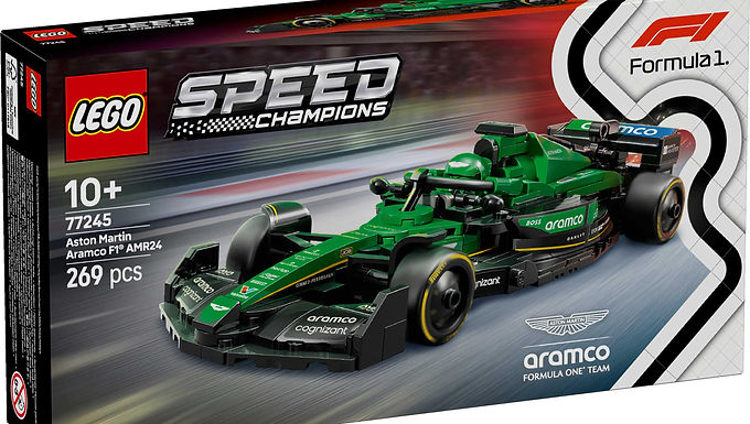 LEGO Speed Champions Aston Martin Aramco F1 AMR24 Race Car 77245