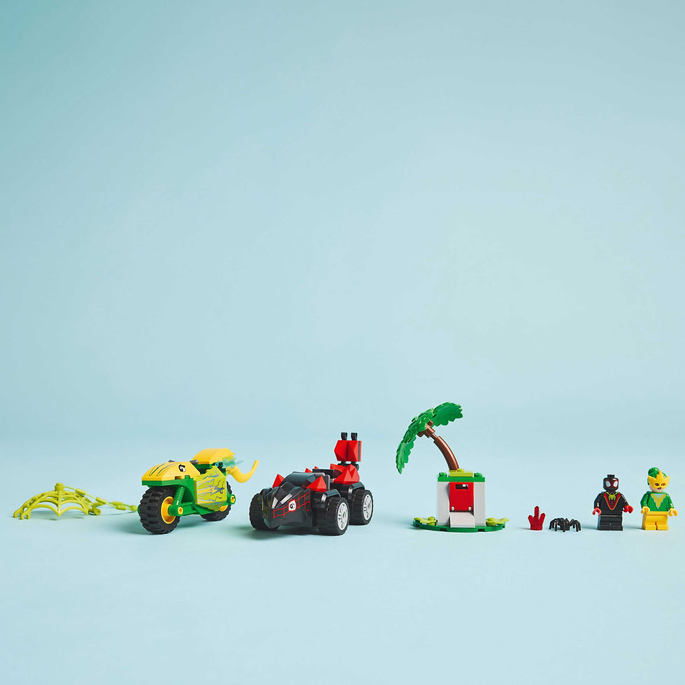 Thumbnail: LEGO Spidey Spin and Electro Dinosaur Vehicle Chase 11198