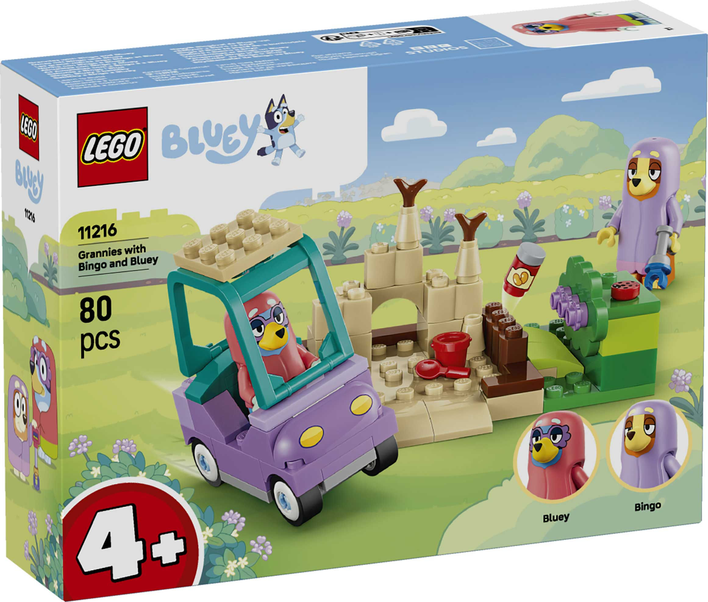 LEGO Bluey Grannies with Bingo and Bluey 11216