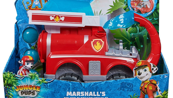 Spin Master Paw Patrol: Jungle Pups - Marshall's Fire Truck Vehicle 6068023