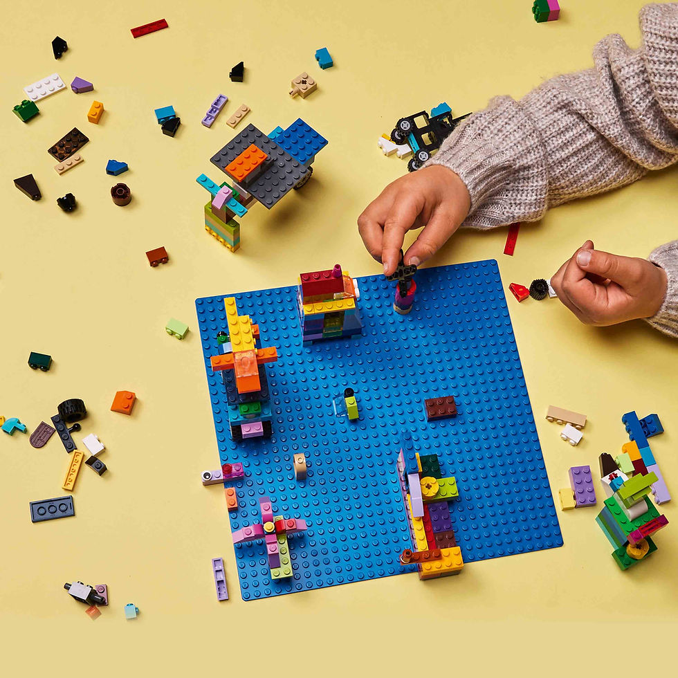 Thumbnail: LEGO Blue Baseplate 11025