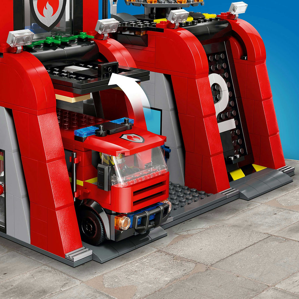 Thumbnail: LEGO® City Fire Station with Fire Truck Playset 60414