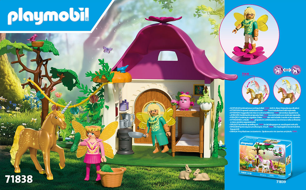 Thumbnail: PLAYMOBIL Νεραϊδόσπιτο και Μονόκερος 71838