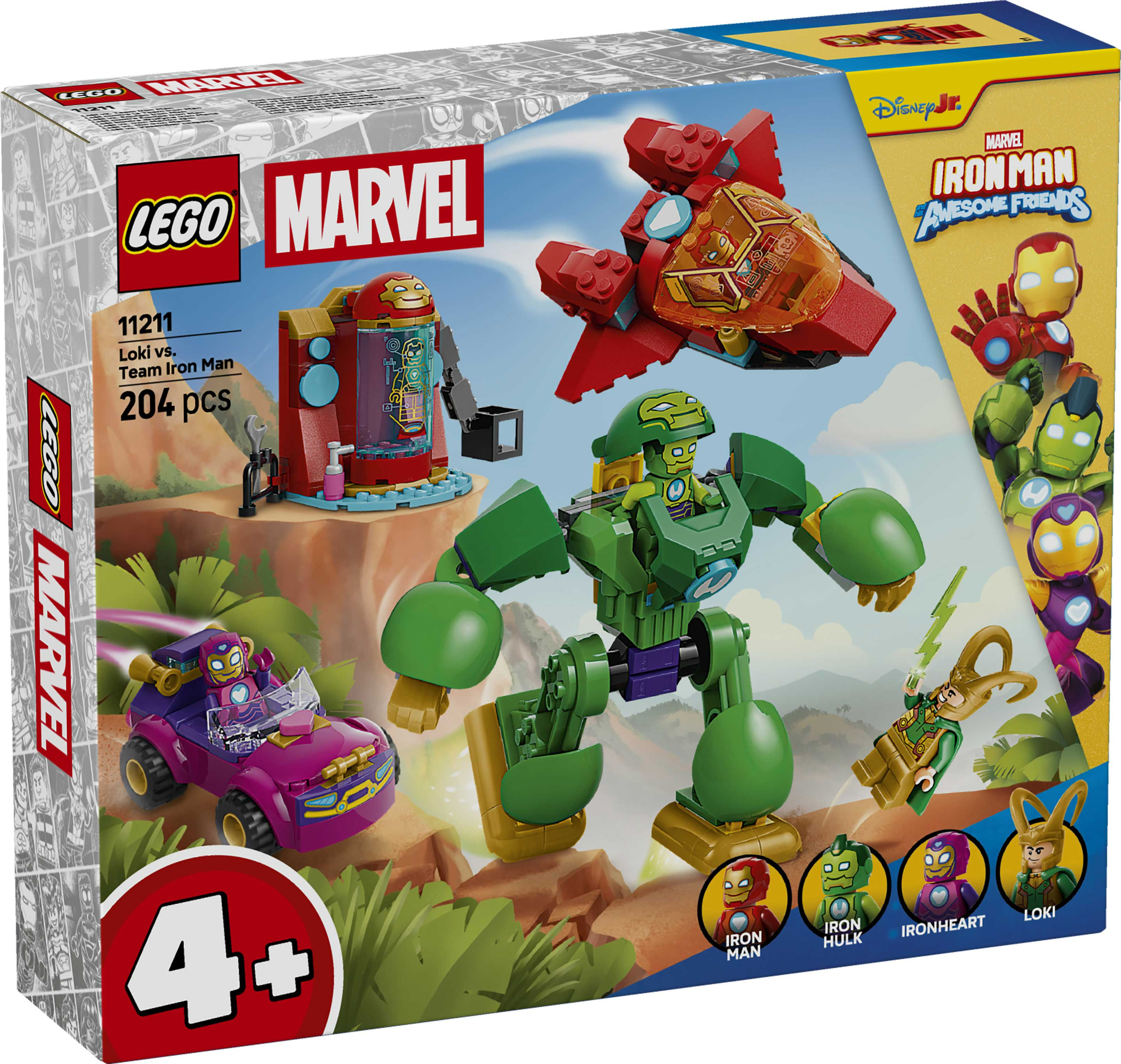 LEGO Marvel Iron Man and His Awesome Friends Loki vs. Team Iron Man 11211