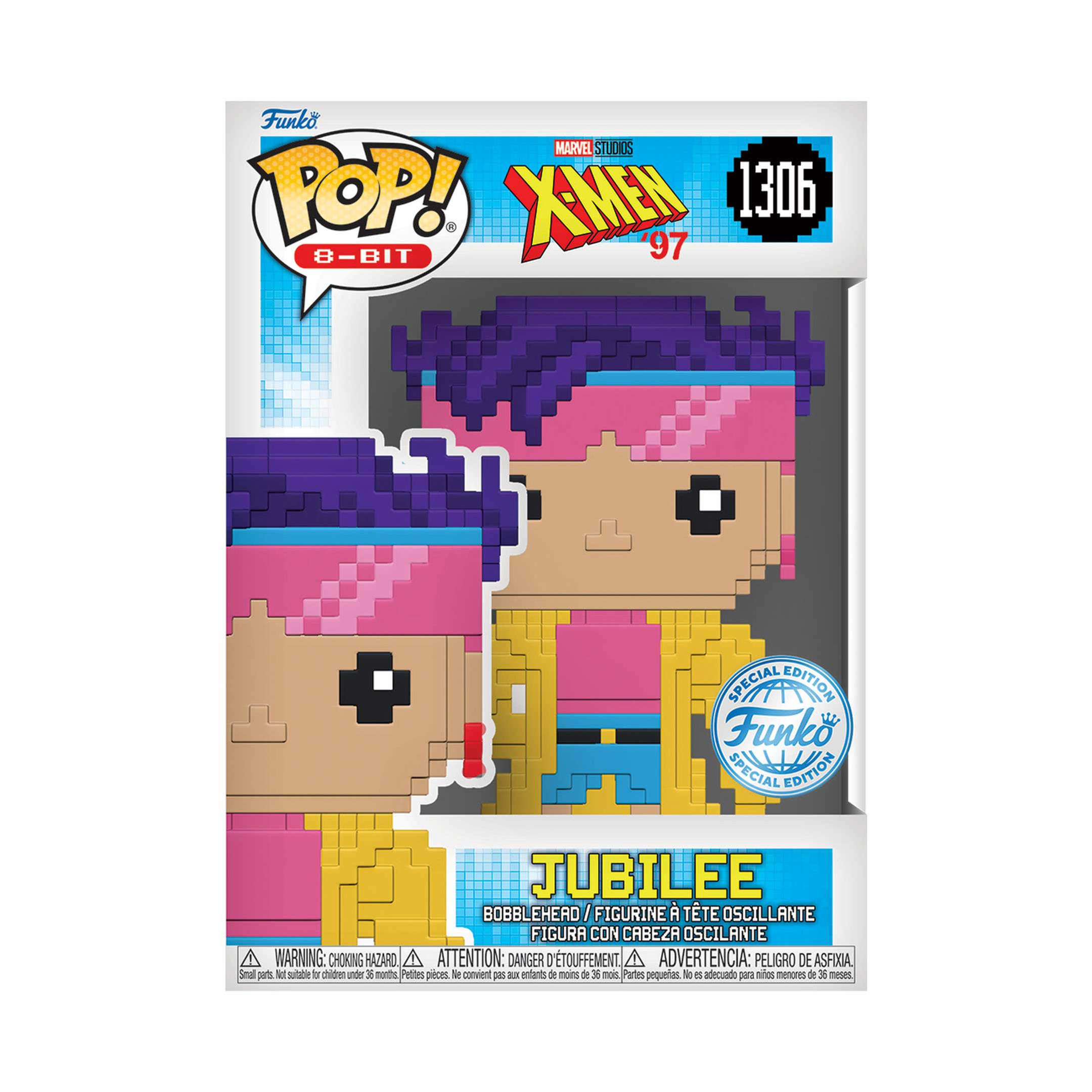 Funko Pop! 8-Bit Marvel: X-Men '97 - Jubilee (Special Edition) #1306