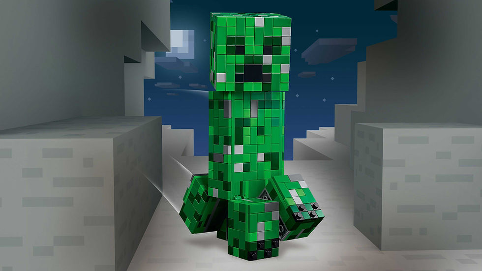 Thumbnail: LEGO Minecraft The Creeper Gamer Decor and Action Figure 21276
