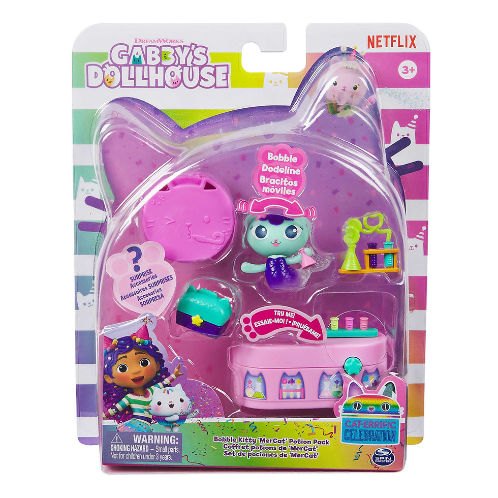 Thumbnail: Spin Master Gabby's Dollhouse: Cat-Errific - Bobble Kitty Baby (20144757)