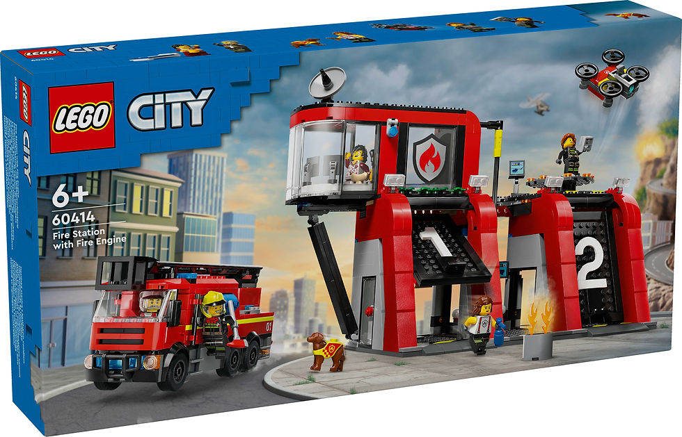 LEGO® City Fire Station with Fire Truck Playset 60414
