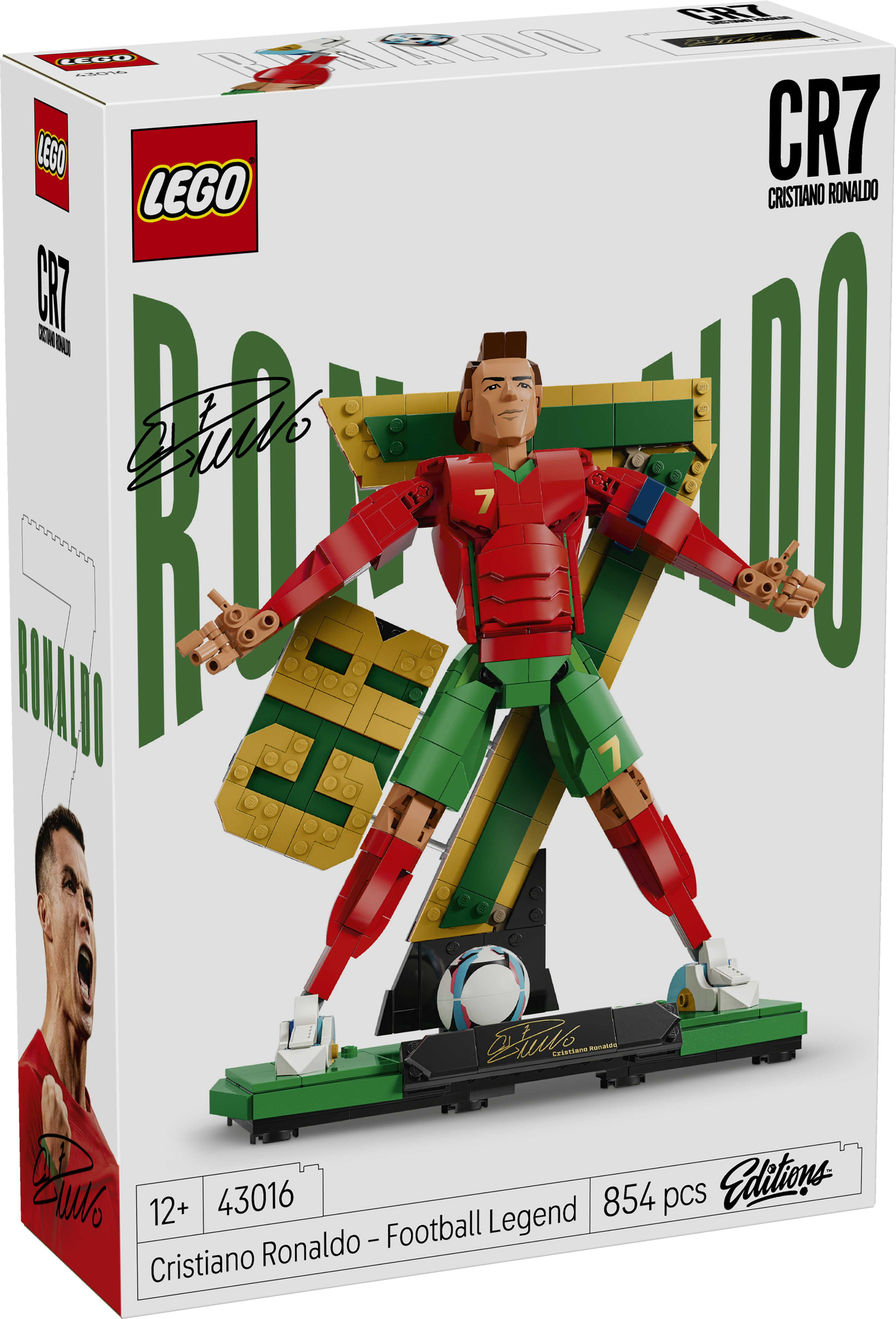 LEGO Editions Cristiano Ronaldo – Soccer Legend Set 43016