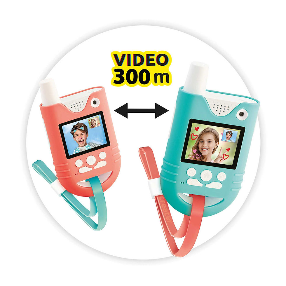 Thumbnail: Com Creator Σετ 2 Walkie - Talkie με Video Creator AS1863-42348