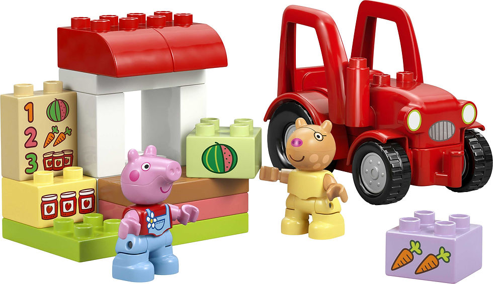 Thumbnail: LEGO DUPLO Peppa Pig Tractor and Market 10468