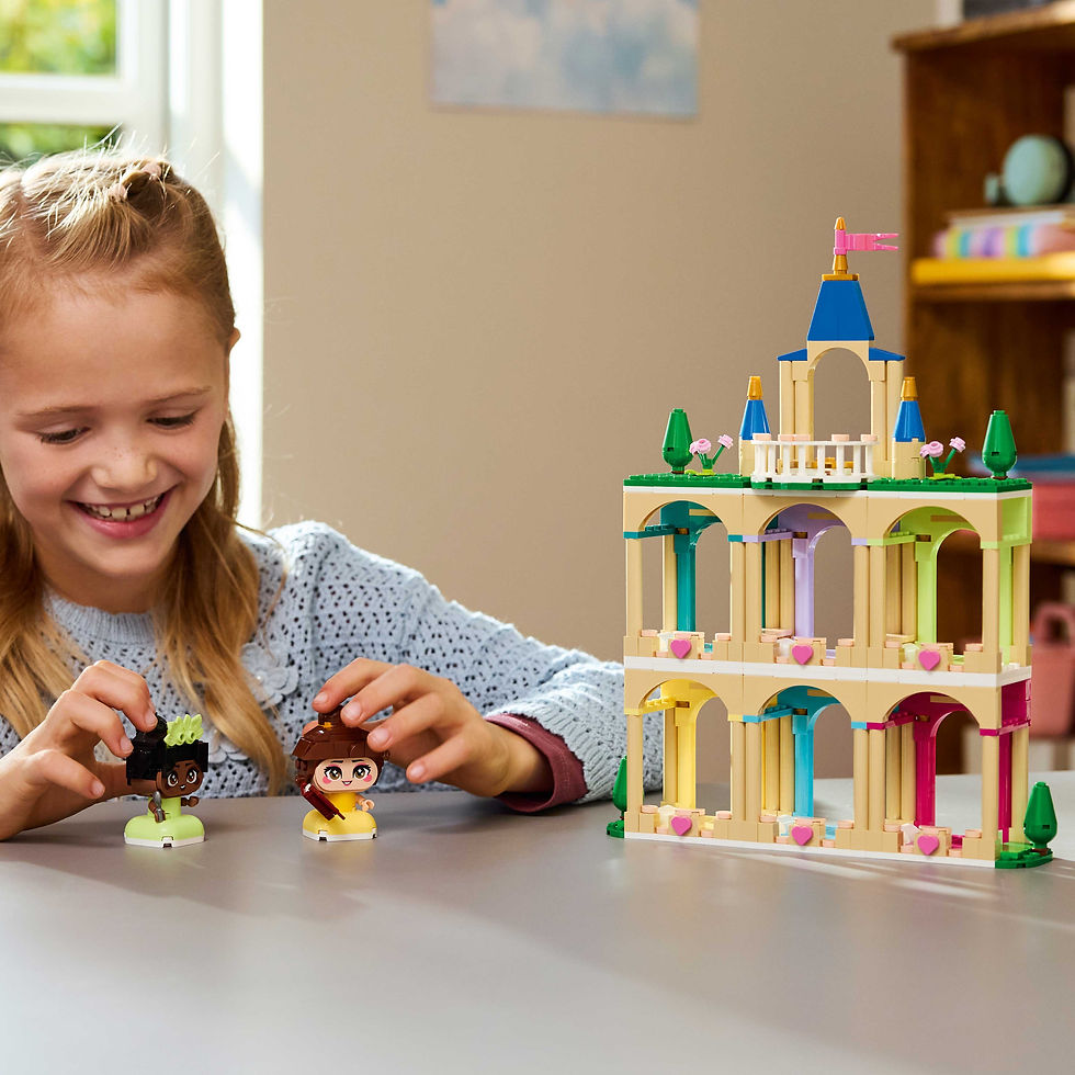 Thumbnail: LEGO Disney Mini Belle & Tiana with Castle 43291