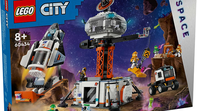 LEGO® City Space Base and Rocket Launchpad Set 60434