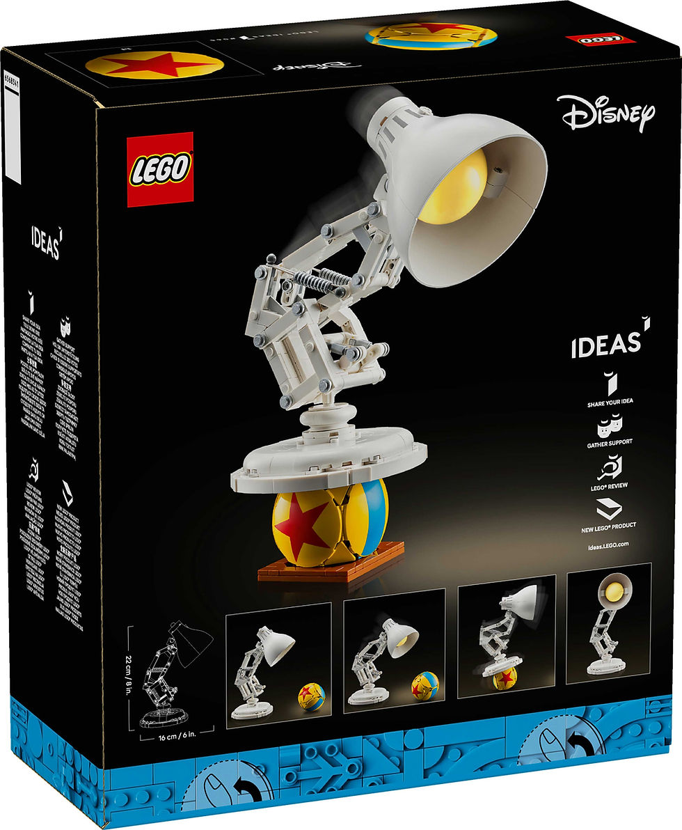 Thumbnail: LEGO Ideas Disney Pixar Luxo Jr. Buildable Display Model 21357