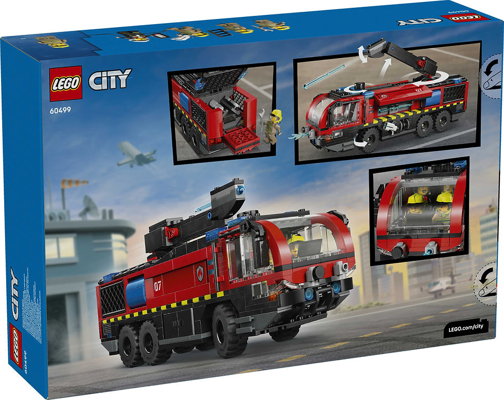 Thumbnail: LEGO City Airport Fire Truck 60499