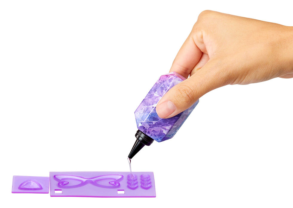Thumbnail: Rainbow High Creative Crystals Fashion Doll- Violet 121404