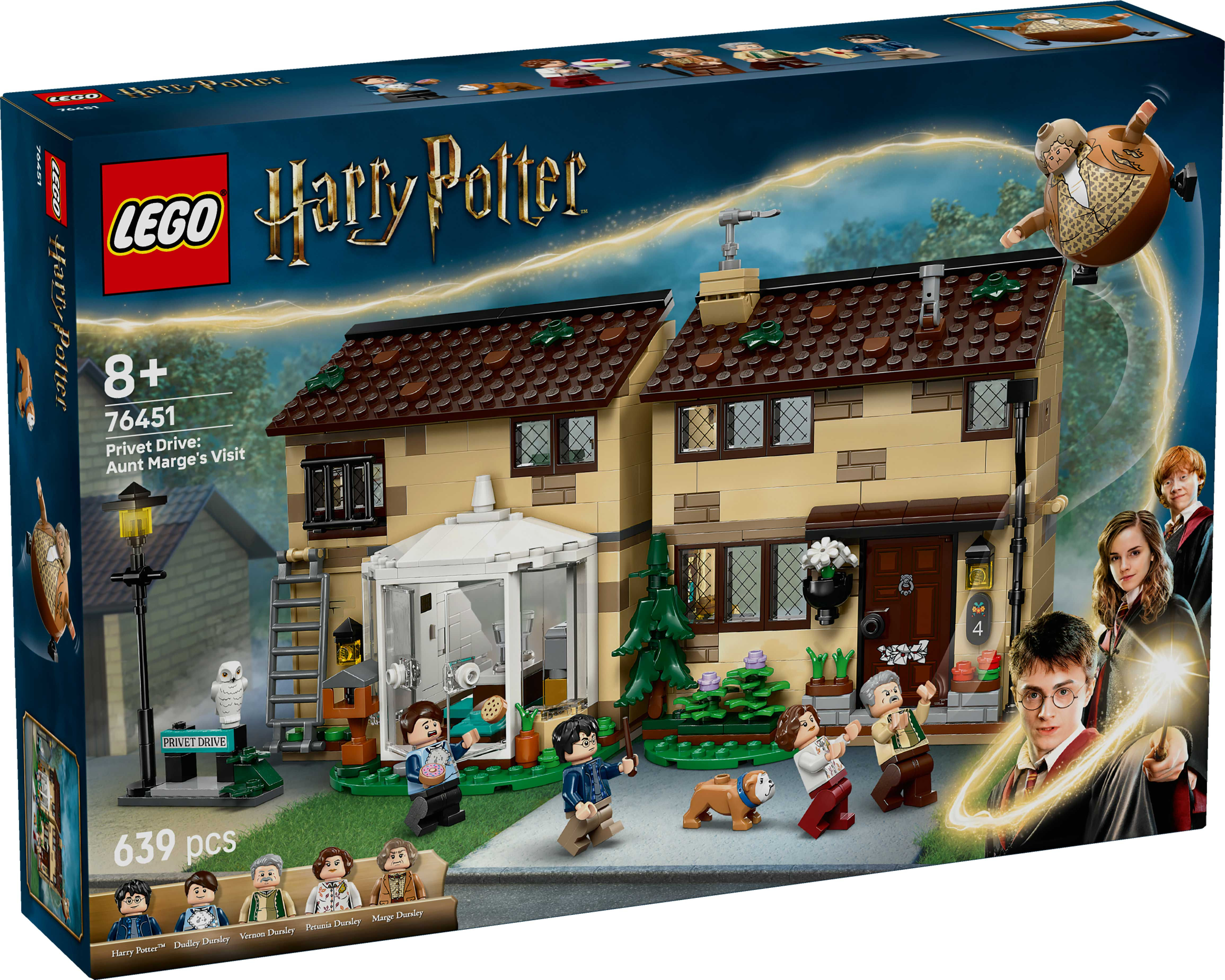 LEGO Harry Potter Privet Drive: Aunt Marge’s Visit, Buildable House 76451