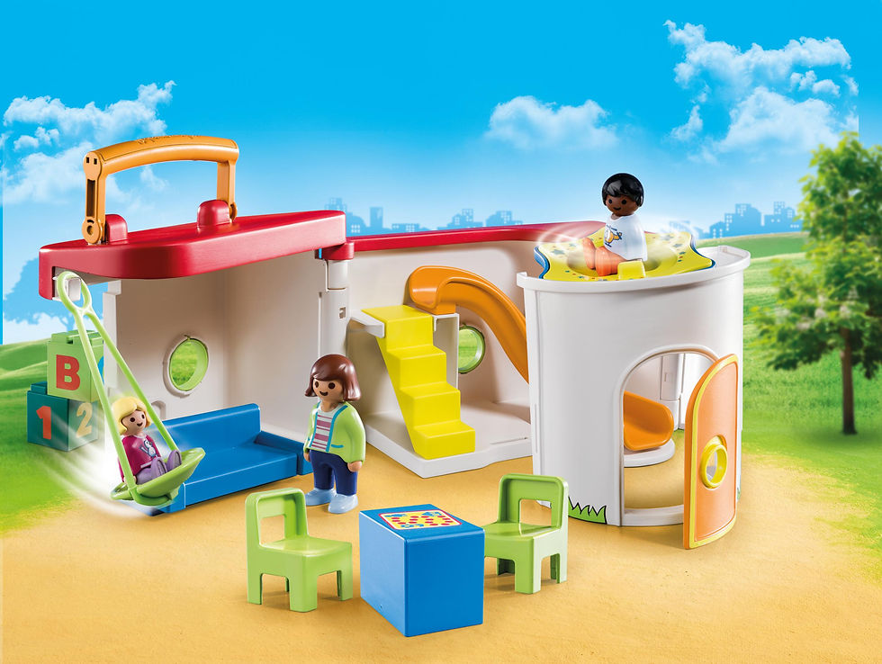Thumbnail: PLAYMOBIL 1 . 2 . 3 Παιδικός Σταθμός-Βαλιτσάκι 70399