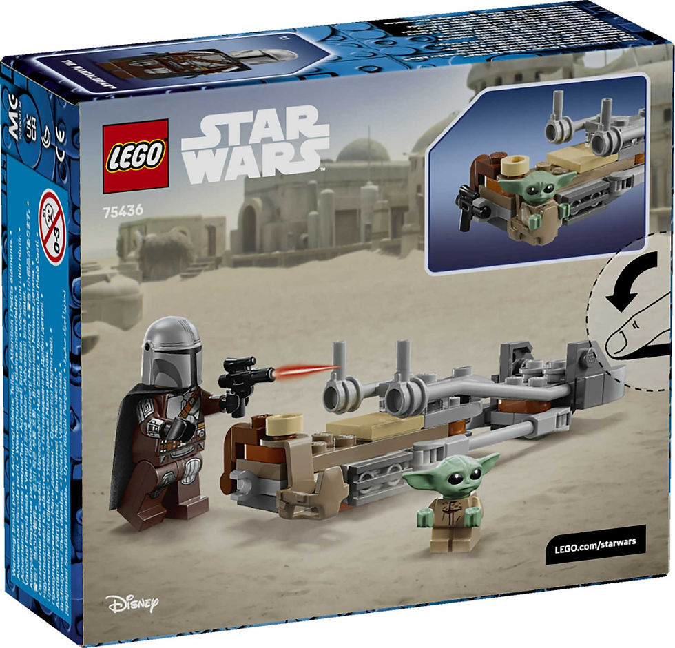 Thumbnail: LEGO Star Wars The Mandalorian & Grogu's Speeder Bike™ 75436
