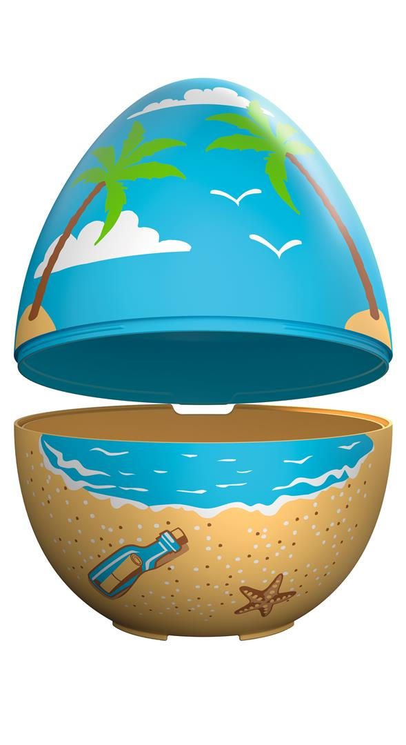 Thumbnail: PLAYMOBIL Play Egg: Beach Vacation 72101