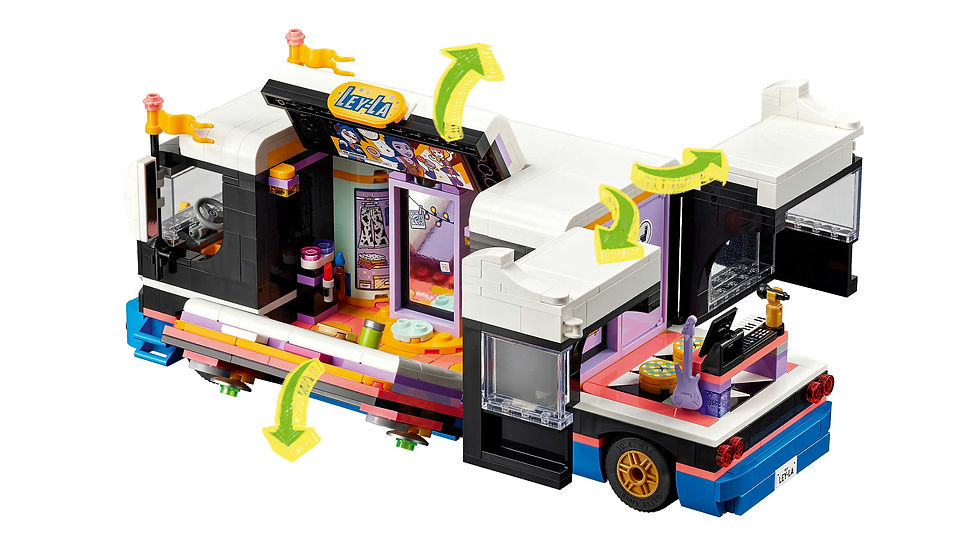 Thumbnail: LEGO® Friends Pop Star Music Tour Bus Toy 42619